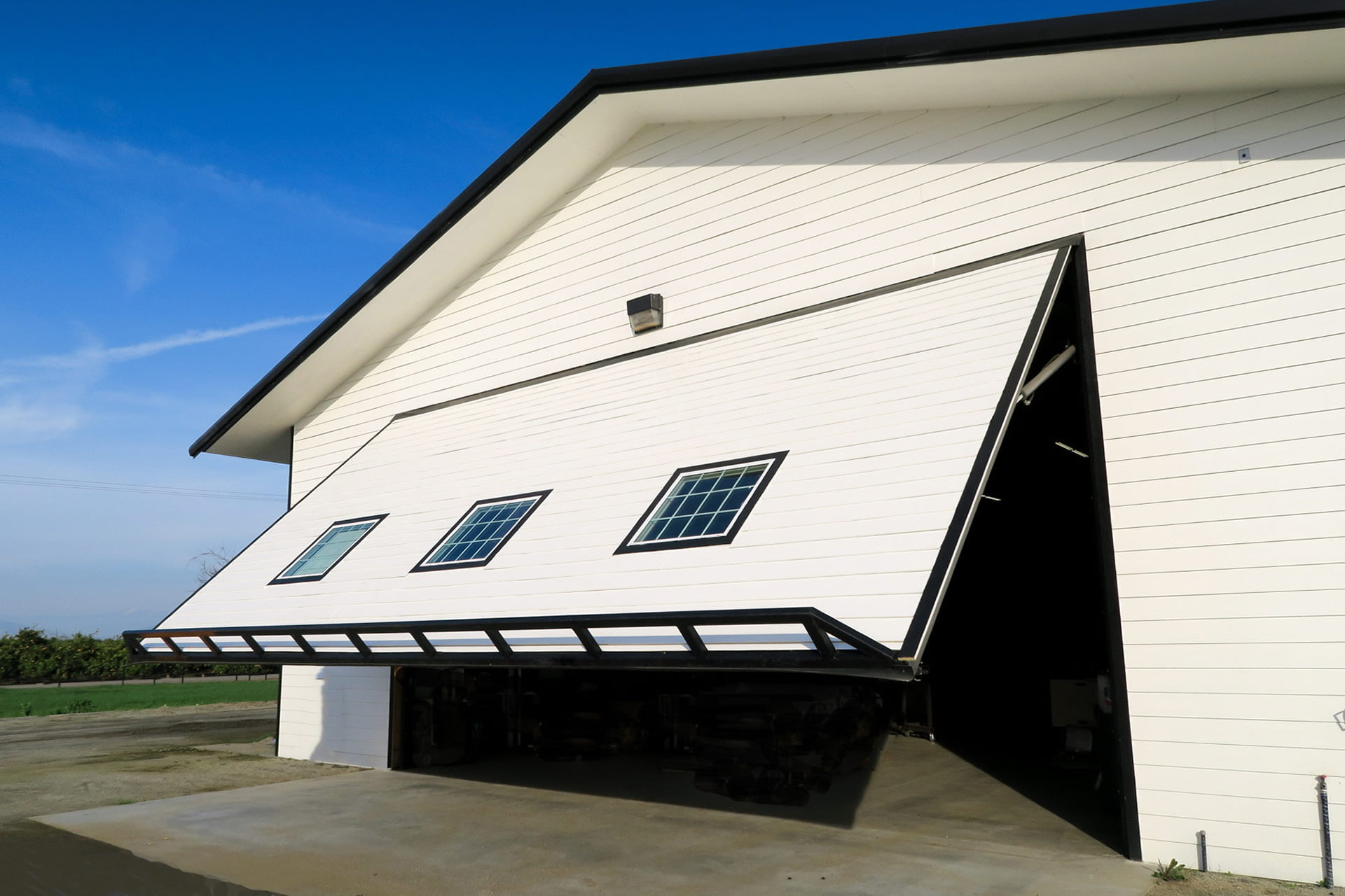Door Siding Aligned With Building Door Siding Aligned With Building